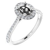 Halo-Style Engagement Ring or Band  